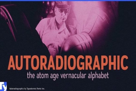 Autoradiographic: A Vintage Sans Serif Typeface for Makers