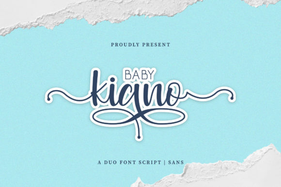 Baby Kiano Duo: A Versatile Script Handwritten Font for Branding