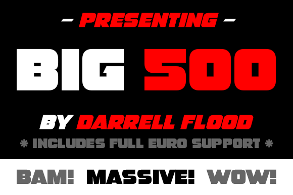 Big 500: The Bold Typeface for Modern Makers