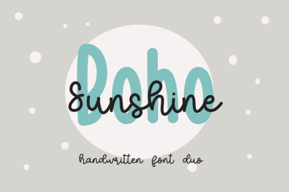 Boho Sunshine: A Warm Typeface for Editorial Design