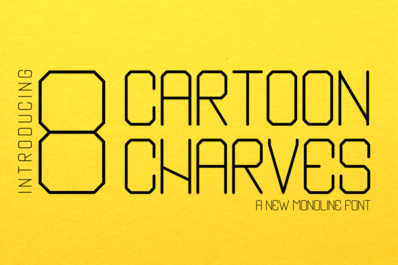 Cartoon Charves: The Retro Techno Font for Designers