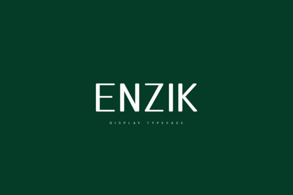 Enzik: A Bold Sans Serif Font for Modern Editorial Design
