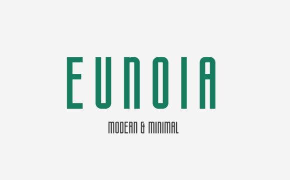 Eunoia: The Minimal Sans Serif Font for Modern Makers