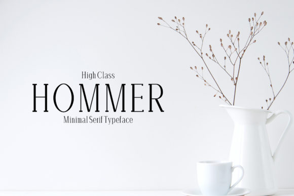 Hommer: A Tall Serif Font for Elegant Maker Brands