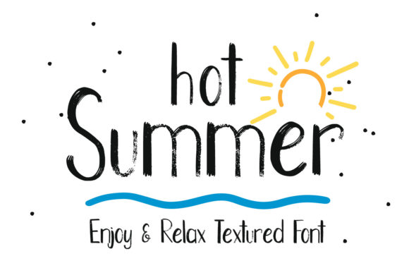 Hot Summer Font: The Perfect Sans Serif for Crafters
