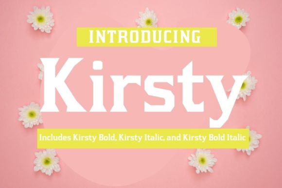 Kirsty Font Review: A Sharp Serif for Bold Branding