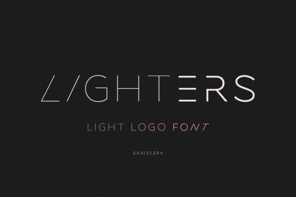 Lighters Font: Minimalist Sans Serif for Handmade Brands