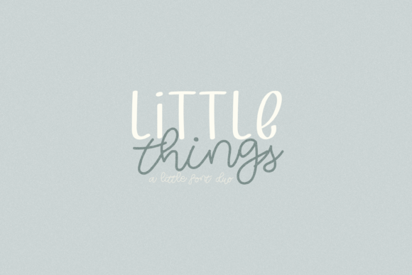 Little Things Duo Font for Elegant Web Design