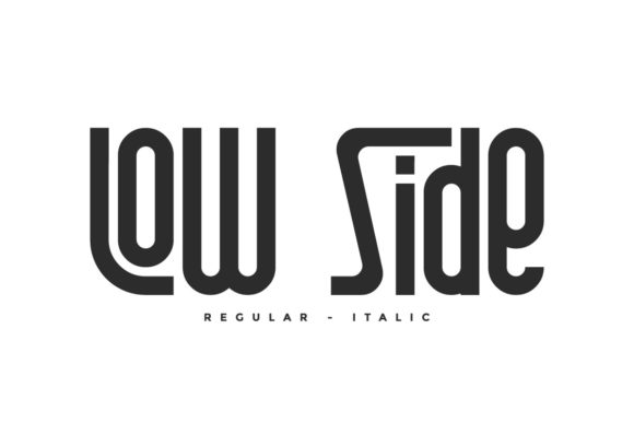 Low Side Font Review: A Modern Techno Typeface for Bold Brands