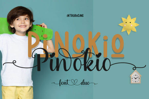 Pinokio: The Playful Script Handwritten Font for Makers