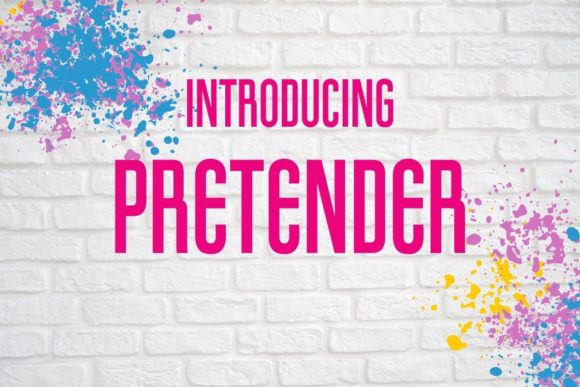 Pretender Font: Art Deco Style for Handmade Brands