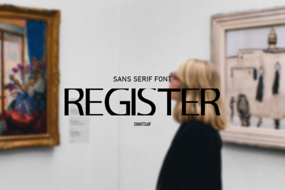 Register: The Minimalist Sans Serif Font for Modern Brands