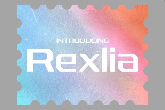 Rexlia: An Industrial Sans Serif Font for Modern Headlines