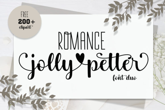 Romance Jollypetter: The Ultimate Script Font for Elegant Designs