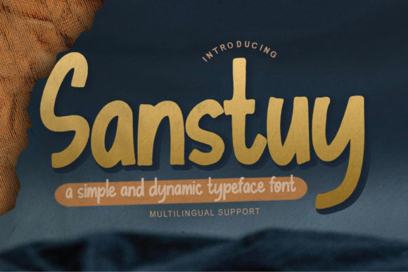Sanstuy: A Dynamic Sans Serif Typeface for Makers