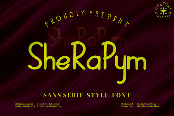 Sherapym: A Modern Sans Serif Font for Digital Branding