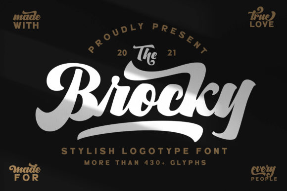 The Brocky: A Bold Duo Font for Editorial Headlines