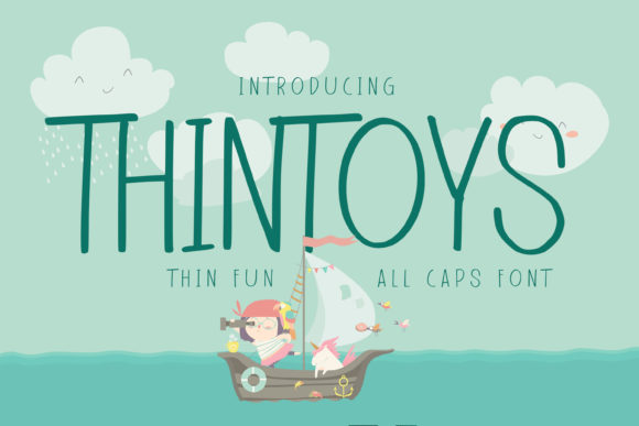Thin Toys: The All Caps Font for Bold Branding