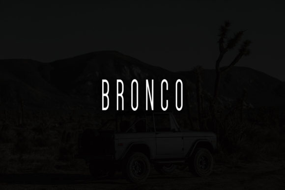 Upgrade Your Brand Identity with Bronco Typeface