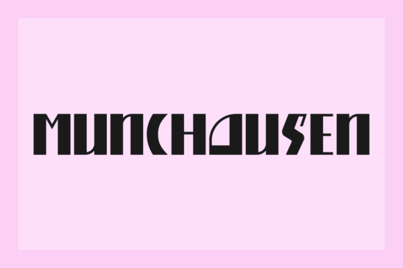 Upgrade Your Brand with Munchausen Retro Typeface