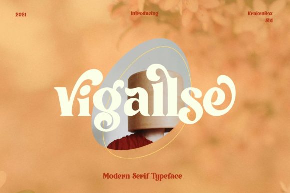 Vigallse: A Vintage-Modern Serif Typeface for Editorial Design